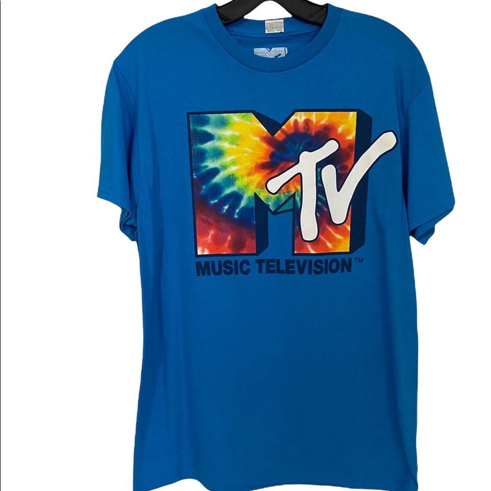 MTV GRAPHIC T-SHIRT IN BLIE